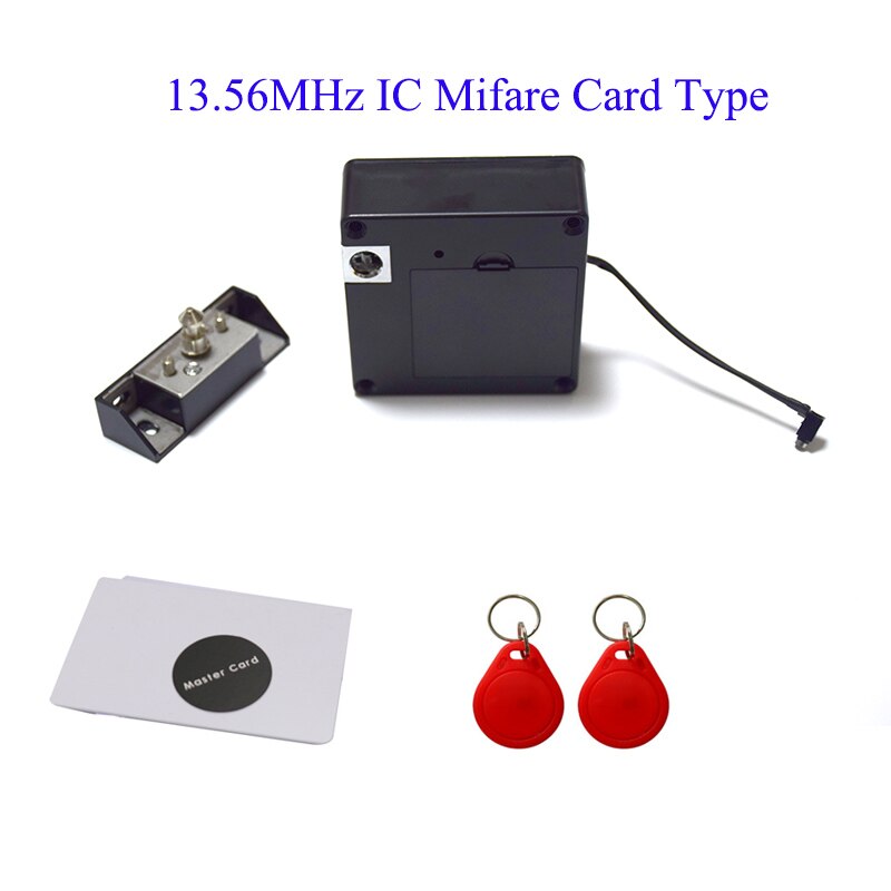 Serrure électrique Invisible pour armoire et tiroirs, carte IC, RFID, 13.56MHz: Kit C