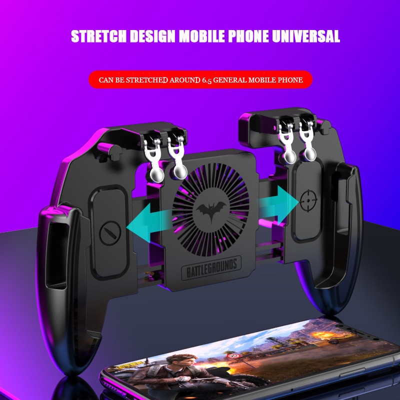 Six-finger chicken eating device wireless Bluetooth game controller game joystick mobile phone is suitable for all models