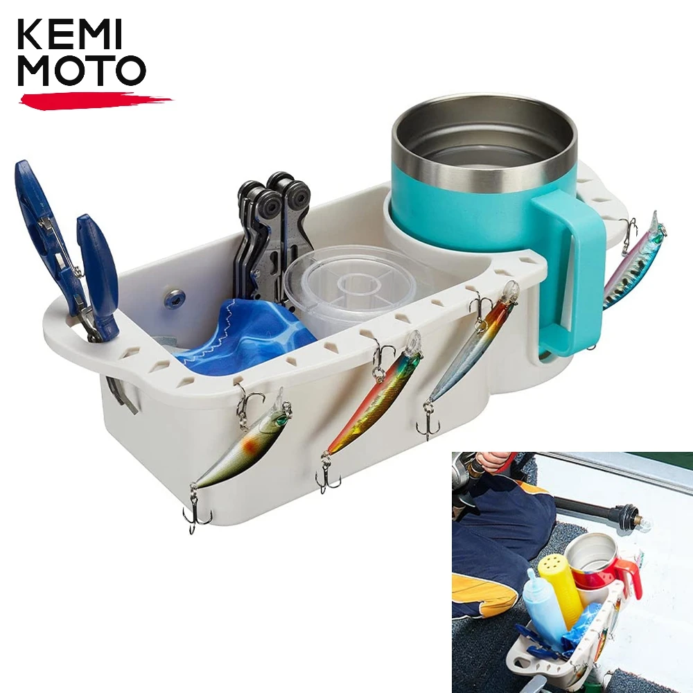 Marine Storage Caddy Box Can Cup Holder Phone Drink Box Organizer Boat Marine Yacht Pontoon Fishing Cabin Universal Multifunctio