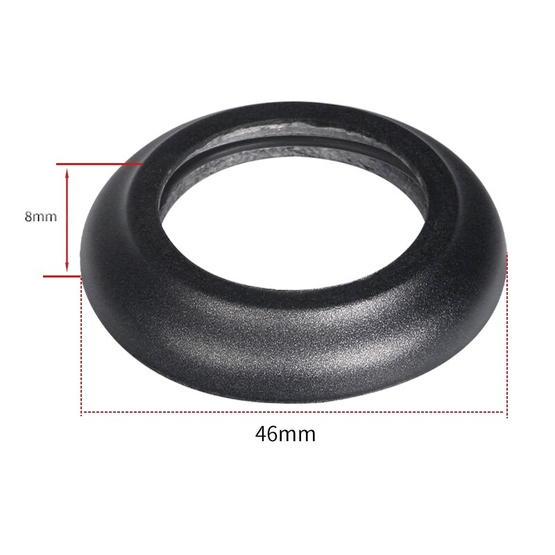 Rondelle conique de casque de vélo 8mm/15mm, entretoise de casque de vélo en carbone, fourche avant, entretoises de tige conique: Matt 8mm