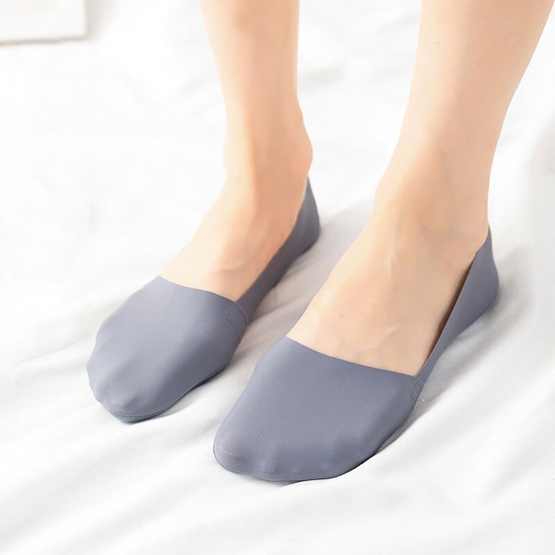 VKMONY – chaussettes invisibles en silicone ultra-fines pour femmes, 3 paires, été