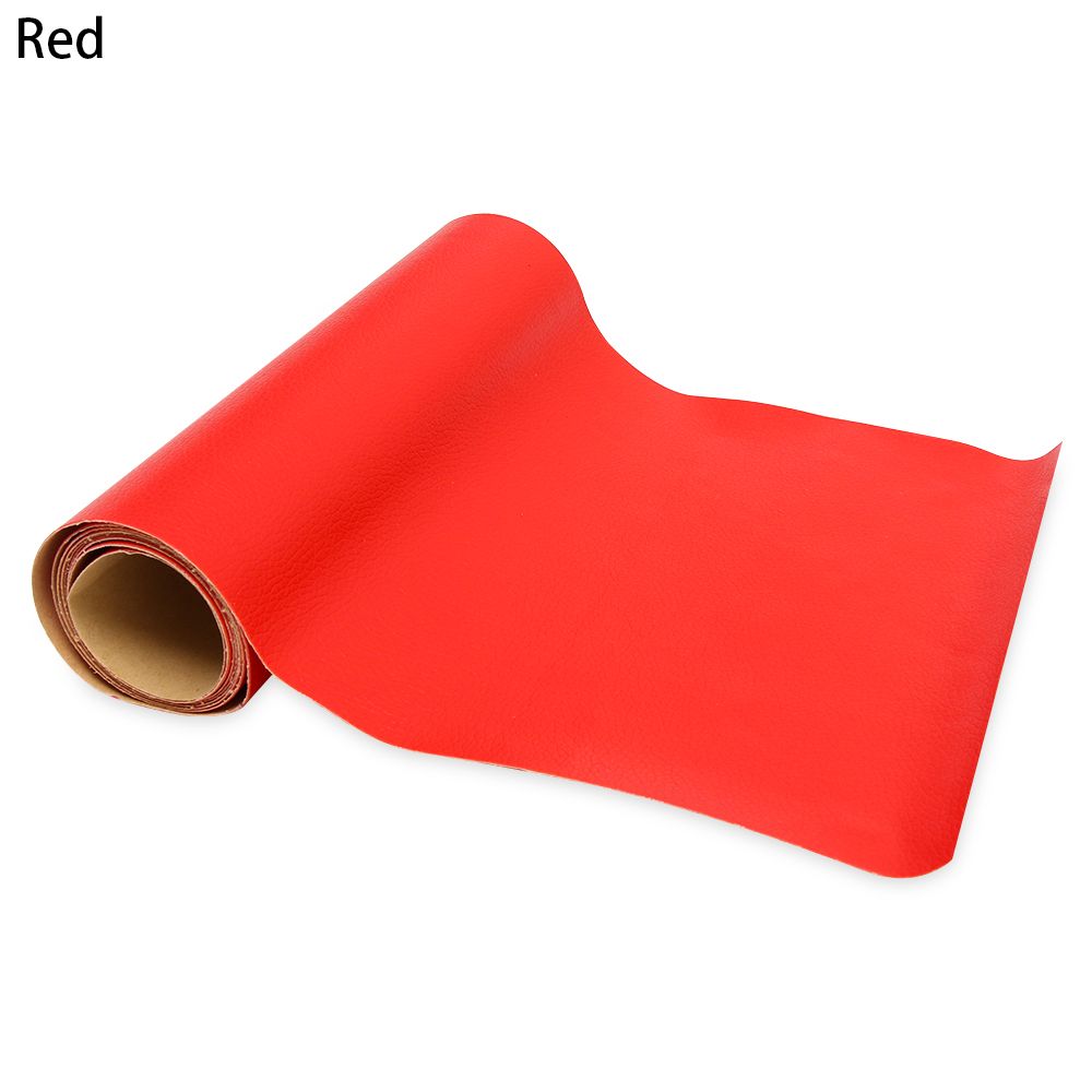 Samoprzylepna skórzana taśma naprawcza kanapy naprawa naklejek naprawa mebli Patch siedzenia kierowcy sofy torby Stick-on gospodarstwa domowego: red