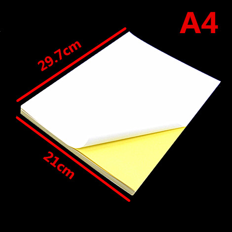 50 blatt weiße matt A4 Selbst-Klebstoff Aufkleber Etikett,A4 Etikett Aufkleber matt Oberfläche papier Für Inkjet Drucker: Ursprünglich Titel