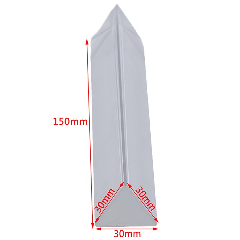 Mini Prism K9 Crystal Optical Glass Triple Triangular Prism Refractor Physics Experiment Educational Tools 3*3*3*15cm