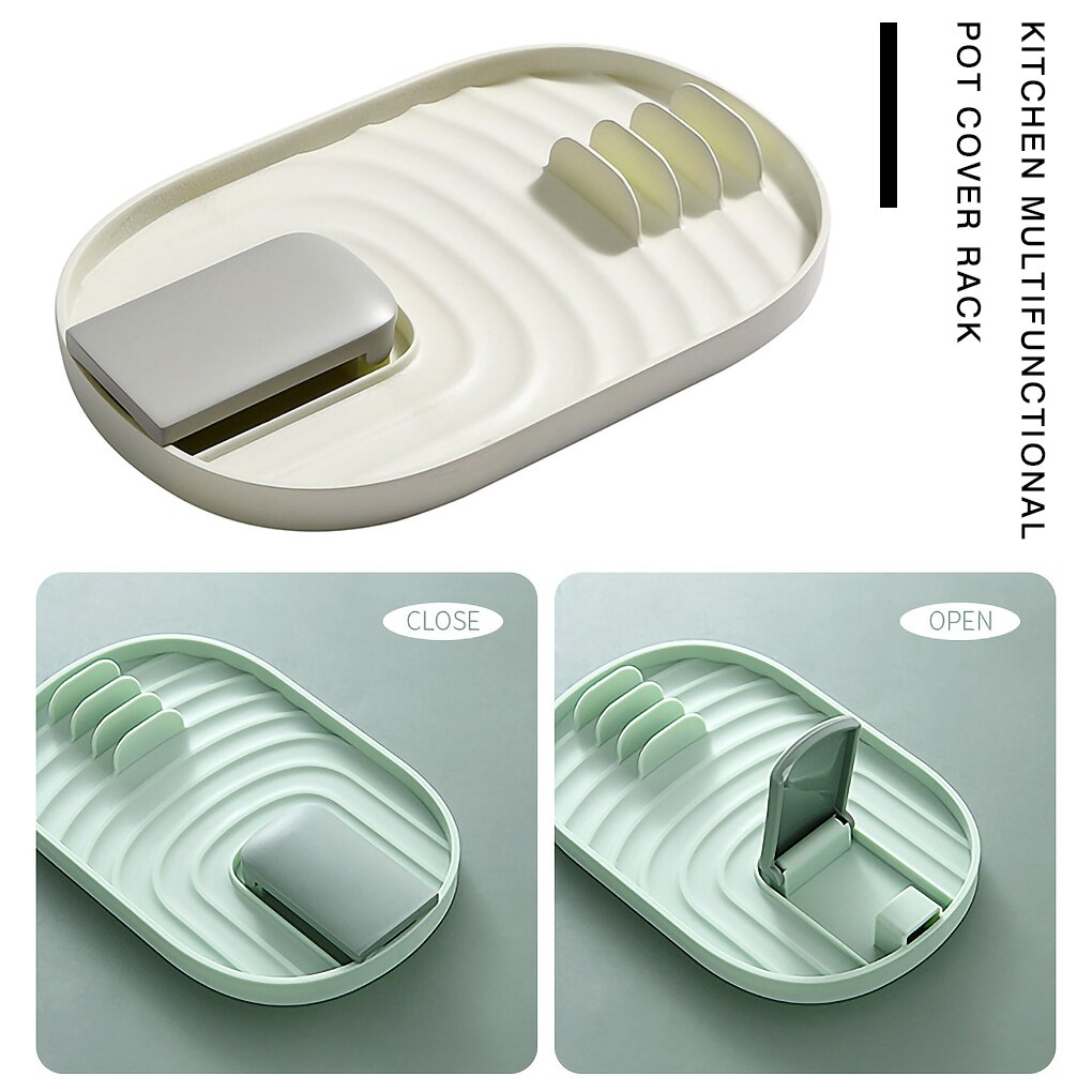 Lepel Houder Keuken Koken Gereedschap Keuken Lepel Rest Gebruiksvoorwerp Spatel Houder Hittebestendige Opslag Planken Keuken Accessoires