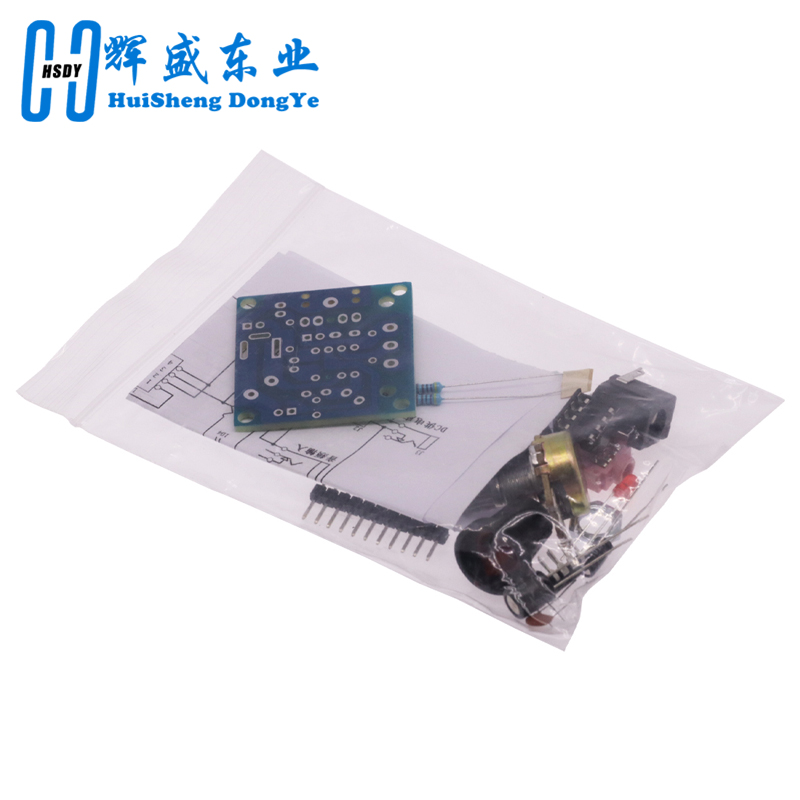 LM386 Mini amplificador de Audio DIY Kit 3,5mm 3V-12V amplificador de potencia Suite Trousse Amplificador módulo placa más allá TDA2030