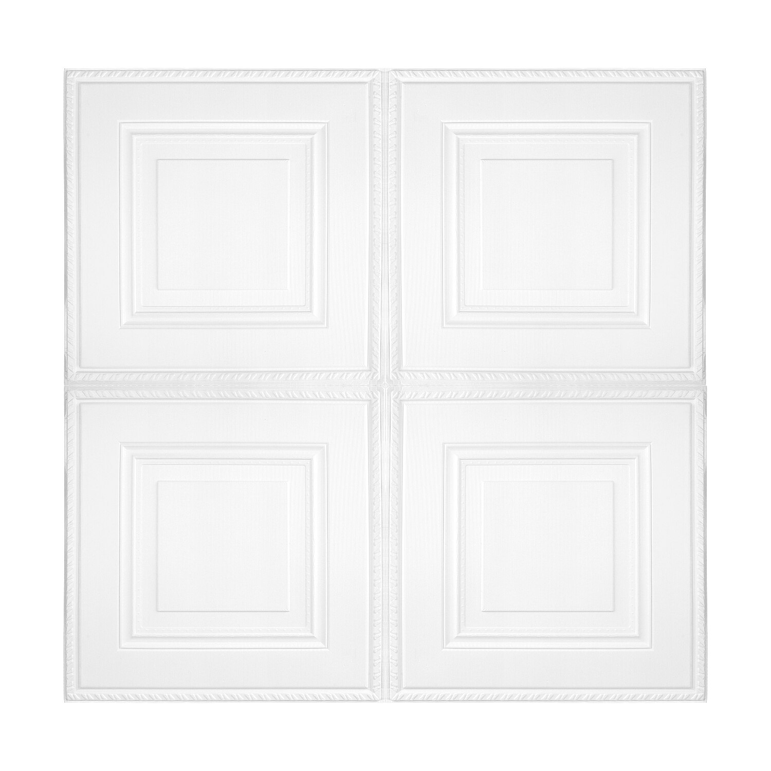 Three-dimensional wall stickers living room TV background wall wallpaper decorative wallpaper waterproof wall stickers: white