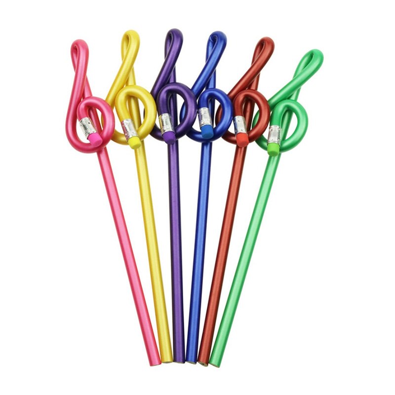 40 Pcs Musical Note Pencil 2B Standard Round Pencil Stationery music Notes School Student Prize Pencil Pencil