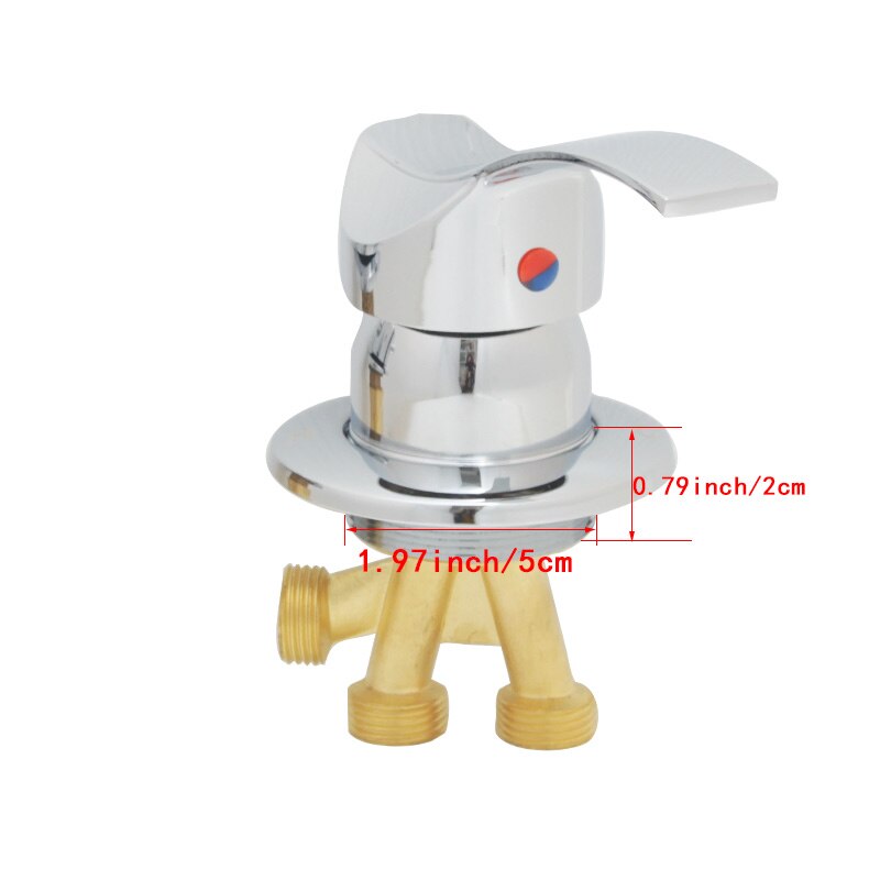 Jacuzzi Bathtub Faucet Split 2 way Divide Waterfall Tap brass Shower Mixer Control Cold Water Switch Valve Bathroom Cabinet: EJT KG BL