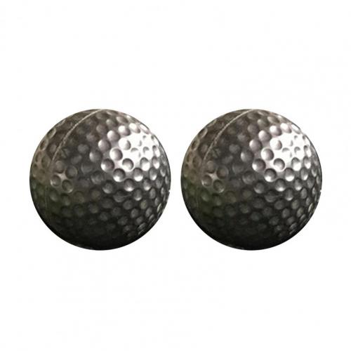 Soft Golf Balls Solid Color Golf Light Balls Eco-friendly Skin-friendly Useful Portable Solid Golf ball: Black
