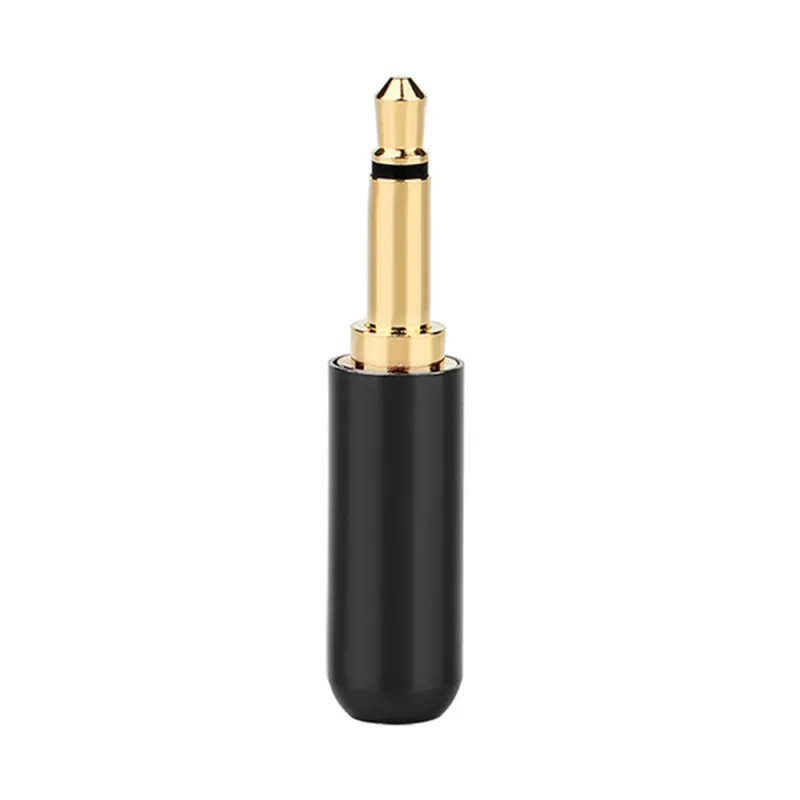 Jack 3.5mm hodetelefonplugg mono hann gullbelegg lydadapter 3.5 hifi høyttaler øretelefon aux loddetrådkontakt: Annen / Bunt 2