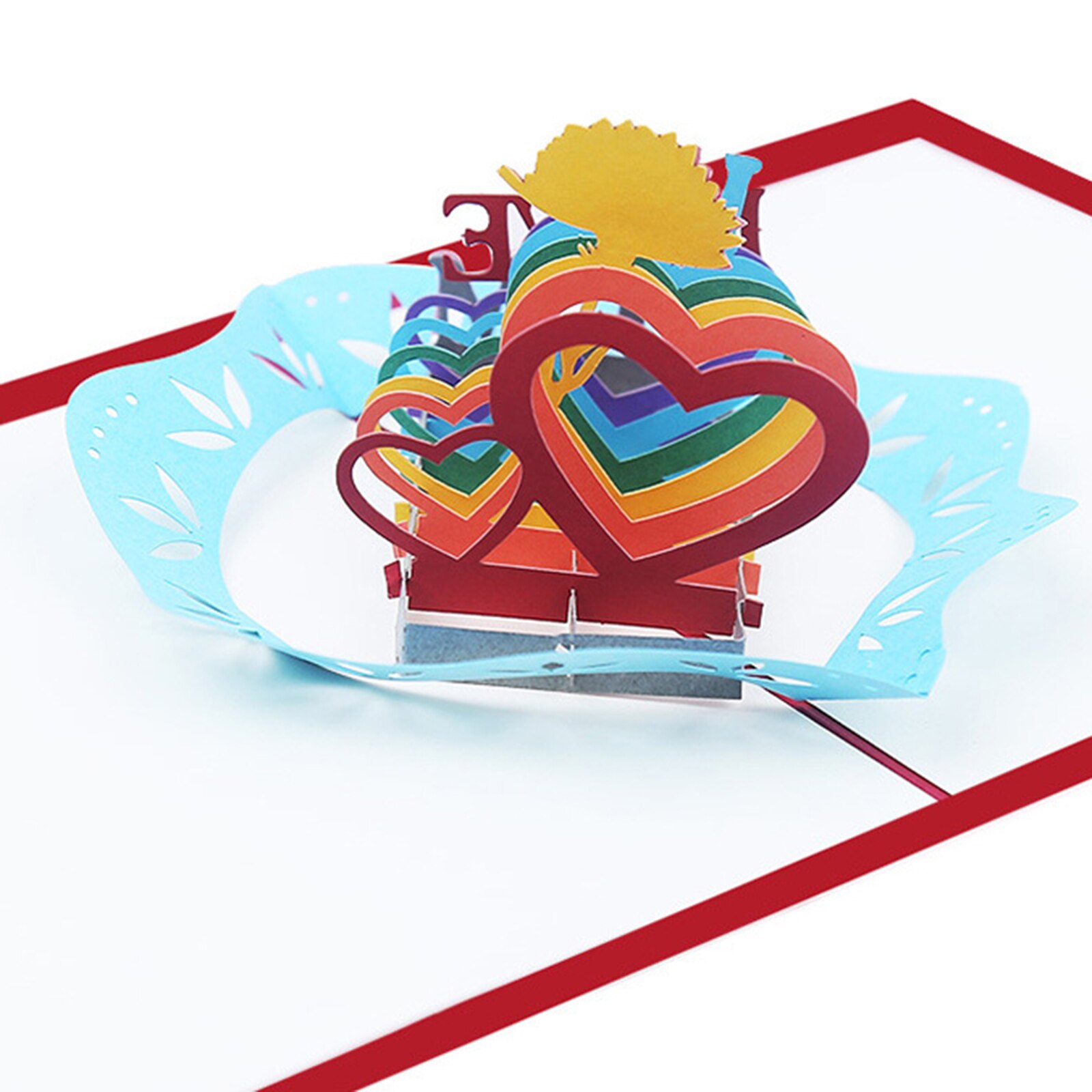 3D Pop Up Card Handmade 3D Mothers Day Greeting Card Thank You Card Father's Day Teachers ' Day Card Birthday Card