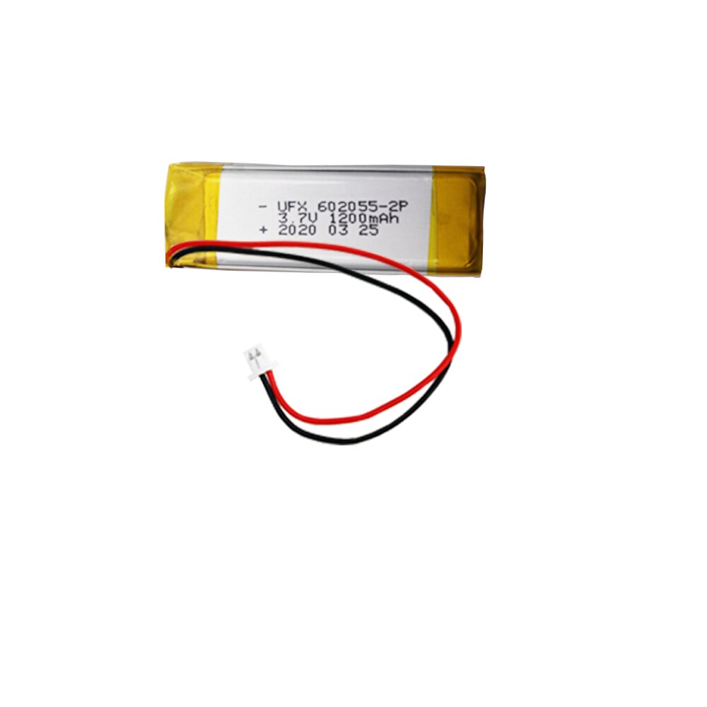602055-2P 3.7V 1200Mah Lithium Polymeer Batterij Alarm, Afstandsbediening Auto, Etc.