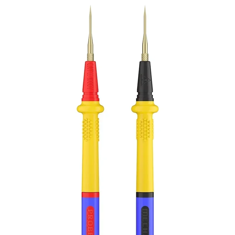 Multimètre mécanique RP15/Lanrui W9 en acier inoxydable, fil de stylo, pointe Interchangeable, aiguille universelle à pointe Fine, sonde de Test souple