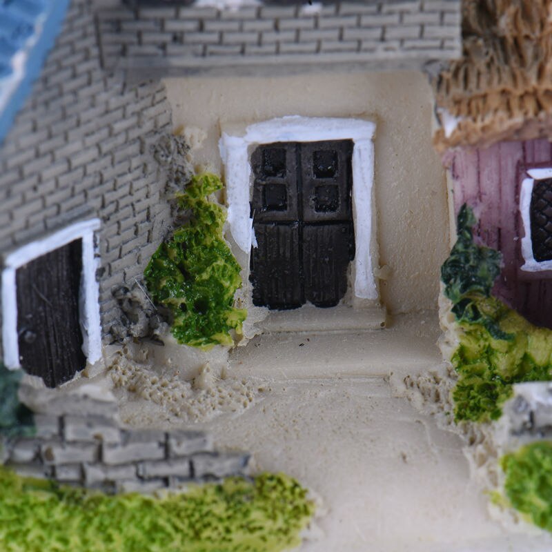 Mini Micro paysage, maison en résine, artisanat, décoration, Villa Miniature, maison de poupée, accessoire de décoration