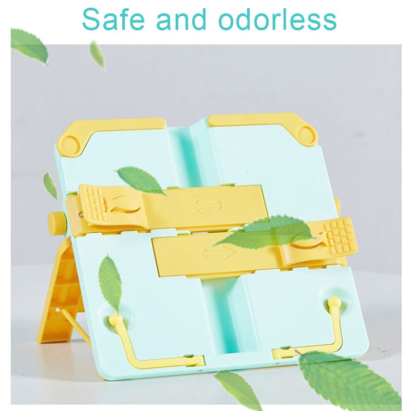 Verstelbare Boek Stand Hoogte En Hoek Verstelbare Boek Houder Met Pagina Paperclips Voor Grote Zware Leerboeken Muziek Boeken