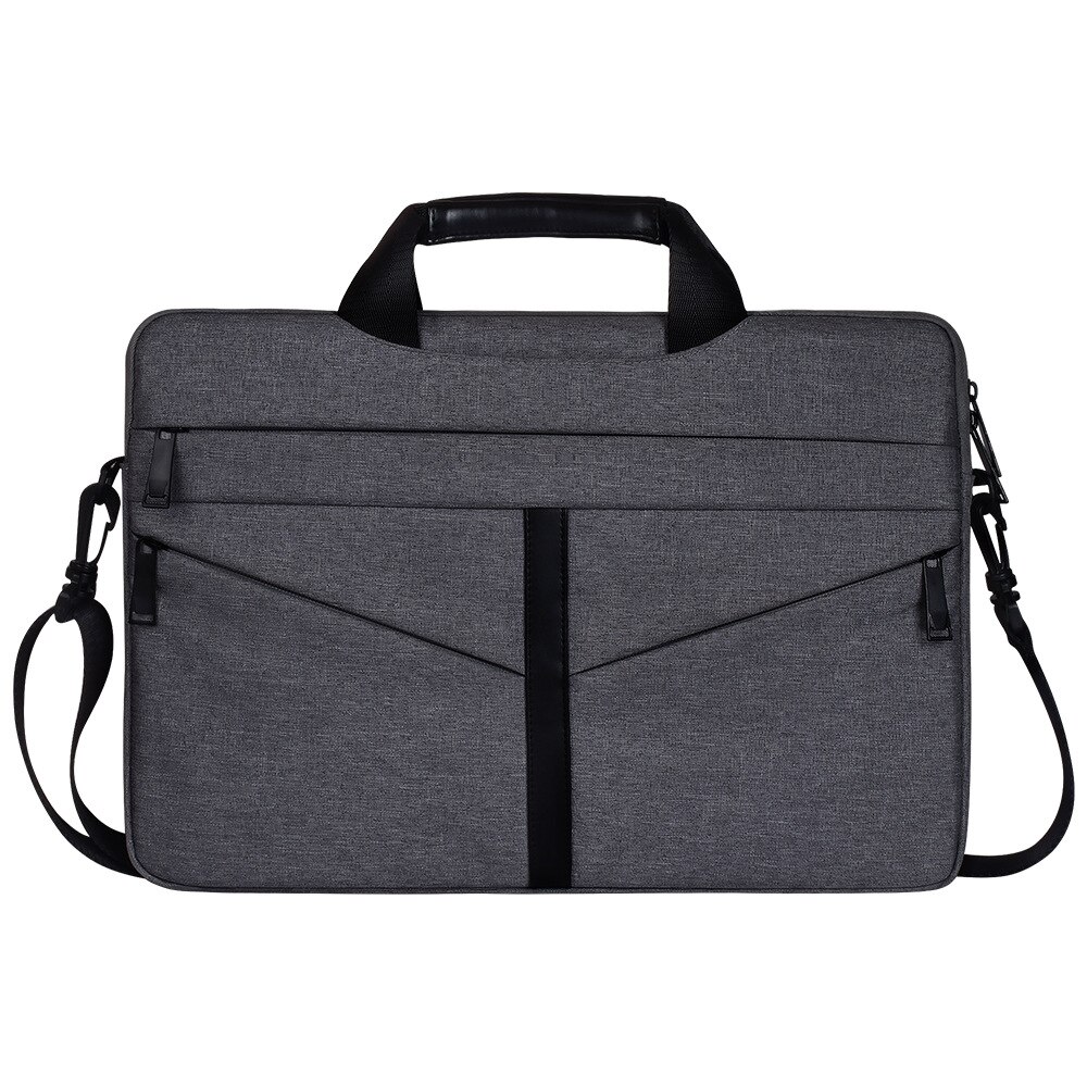 Wodoodporna torebka na laptopa Air Pro 11 12 13 14 15.6 calowa torba na laptopa torba na laptopa do DELL HP Lenovo pokrowiec na Macbook: Dark grey / 14.1 inch