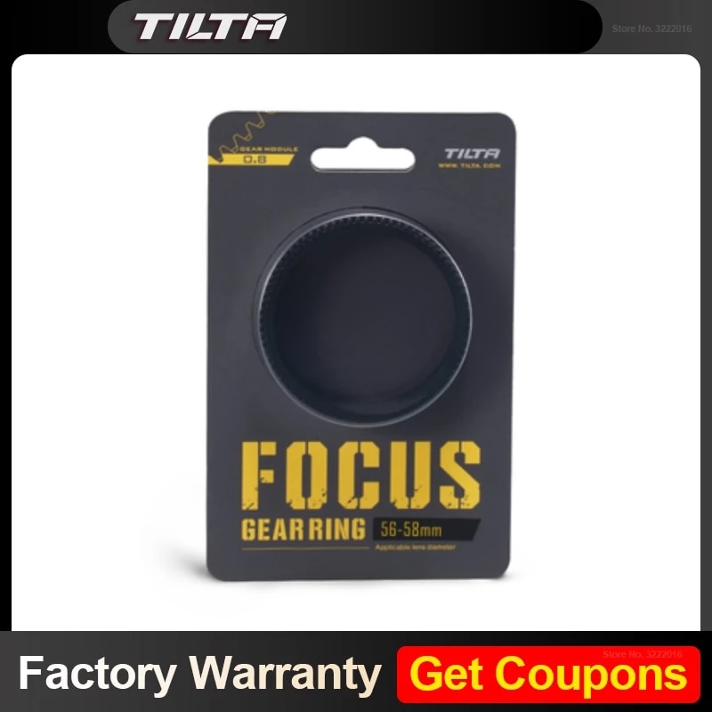 Tilta Tiltaing Seamless Focus Gear Ring 360 ° Rotation Silent Follow Focus Ring For SLR DSLR Camera Accessorie