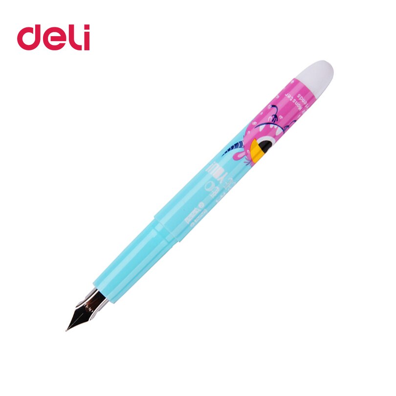 Deli pen Candy Fountain pen writing stationery blue ink pen school & business supplies for kid writing tools