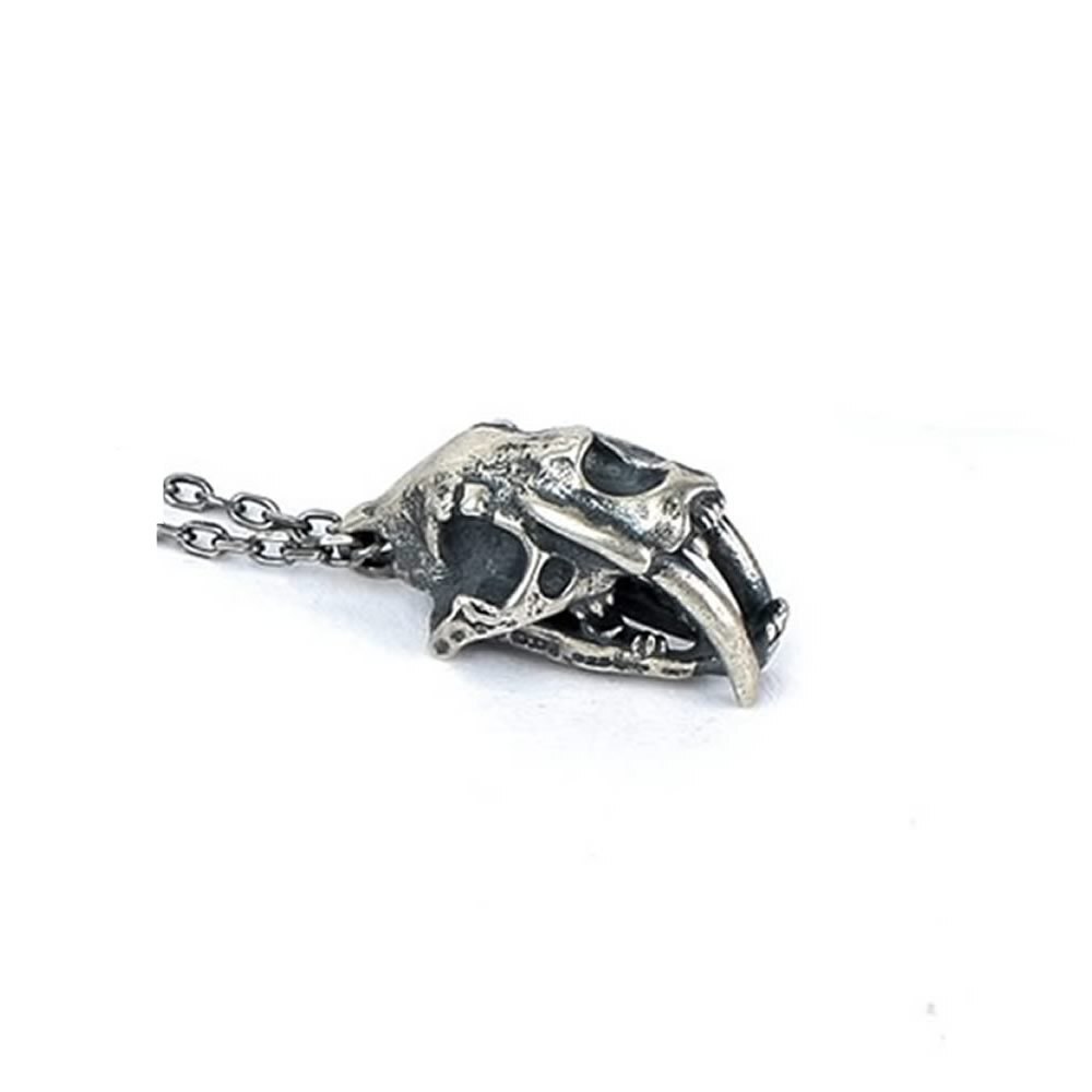 925 Sterling Silber Anhänger für Halskette Punk Schmuck Finden Zubehör Jahrgang Halskette Anhänger Schmuck Schmuck: 2 Gepard Schädel