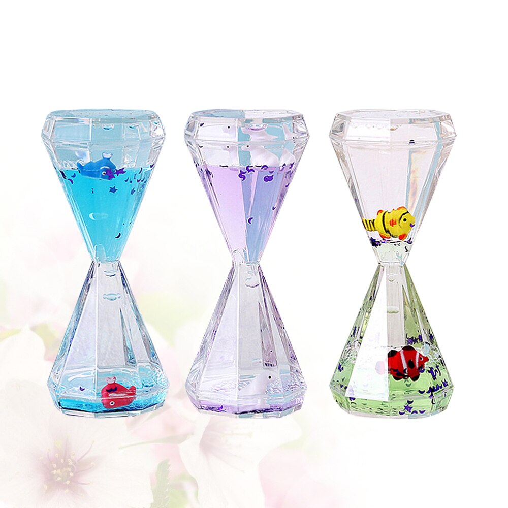 3 pcs Liquid Motion Bubble Desktop Timer for Home: Default Title