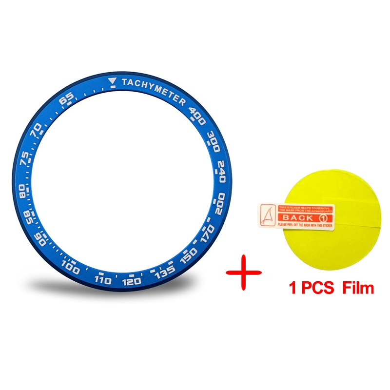 Stainless Steel Watch Bezel Ring For Huami Amazfit GTR 42mm Outer Edge Dial Scale Speed Tachymeter For GTR 47 Watch Case cover: Blue- / For Amazfit GTR 47mm