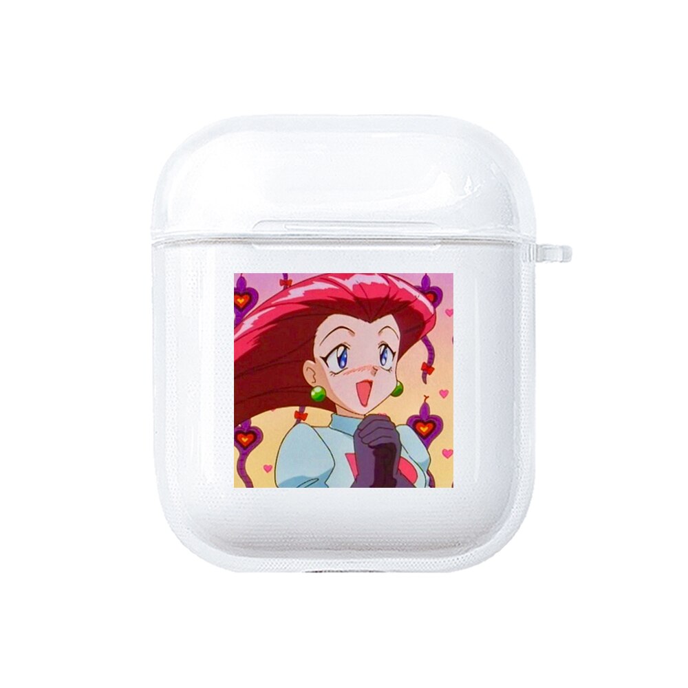 Silicone MEMES case for Apple Airpods 1 2 Case Transparent Soft Cover for Air Pod Dogs meme Case protective Airpods Cover Fundas: PS101014