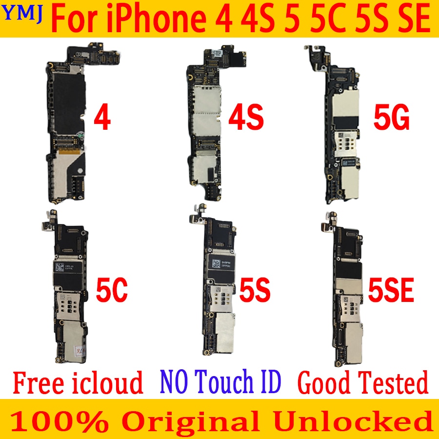 La desbloqueado para iphone 5C Placa base con limpio iCloud 100% Original para iphone 5C lógica con sistema operativo