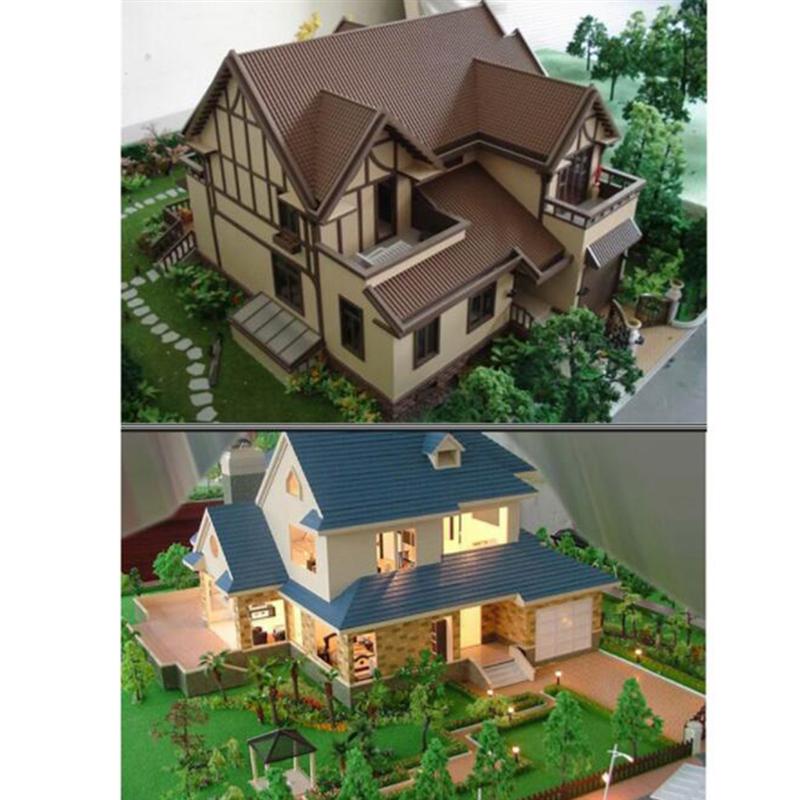 50 stuks boommodel kunstmatig levensecht boommodel voor het bouwen van doe-het-zelf knutsellandschappen plastic bomen miniaturen