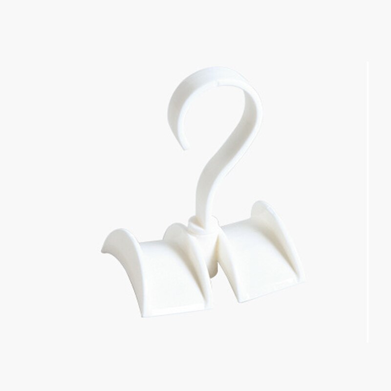 Multi-Function Bag Storage Rack 360 Degree Rotating Hanger Closet Storage Organizer Hook for Handbag Scarf Tie Rack Holder: White