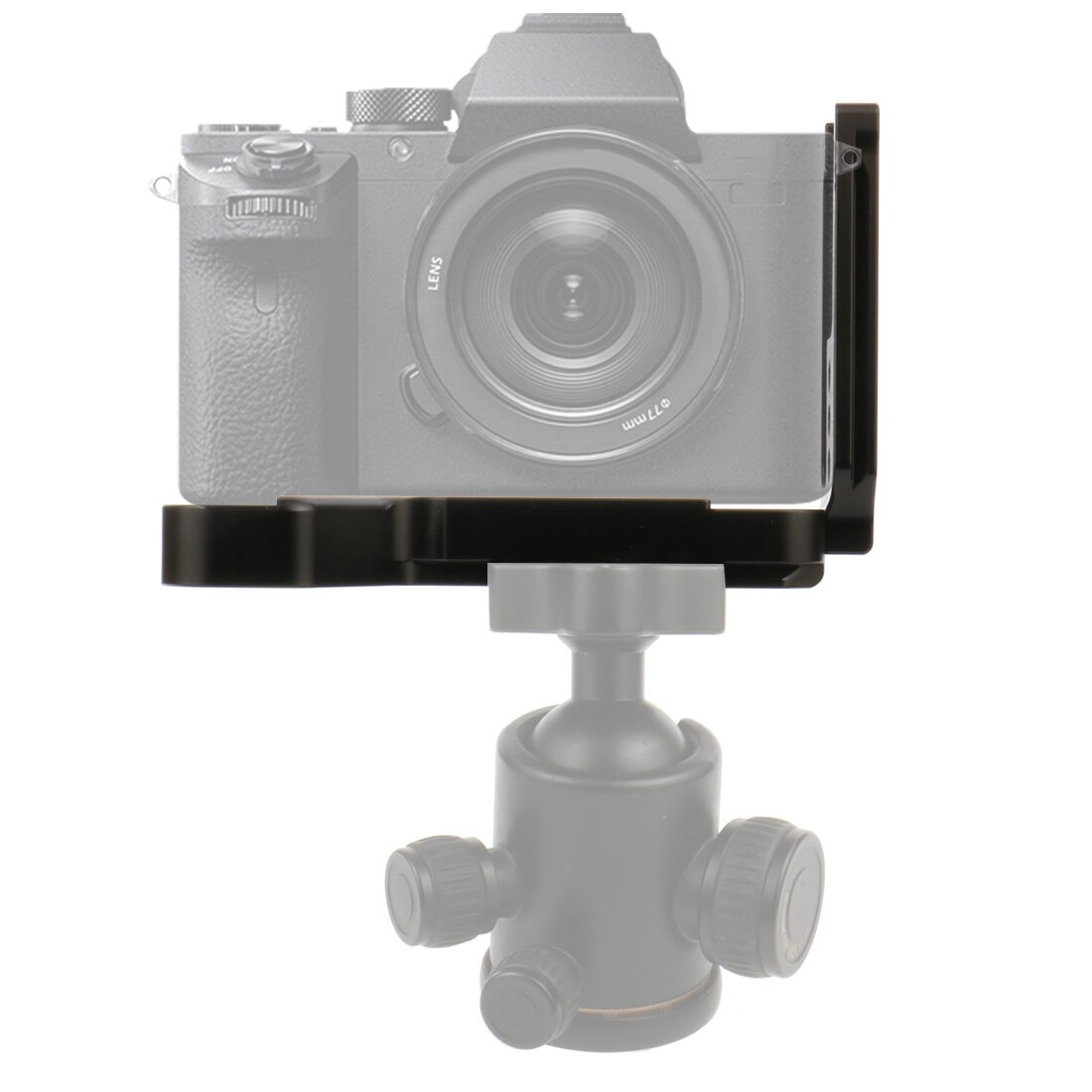 A7M4 sgancio rapido a forma di L piastra con estensione scarpa fredda L tipo staffa di regolazione estensibile per Sony A7M4 A7R4 A92 ILCE-9M2