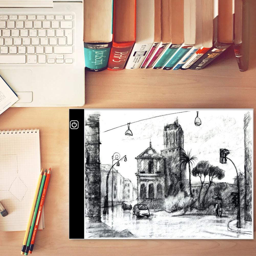 Write-through Board A5 Animation Drawing Board Table Diamond Painting Glow Pen Tablet Pad