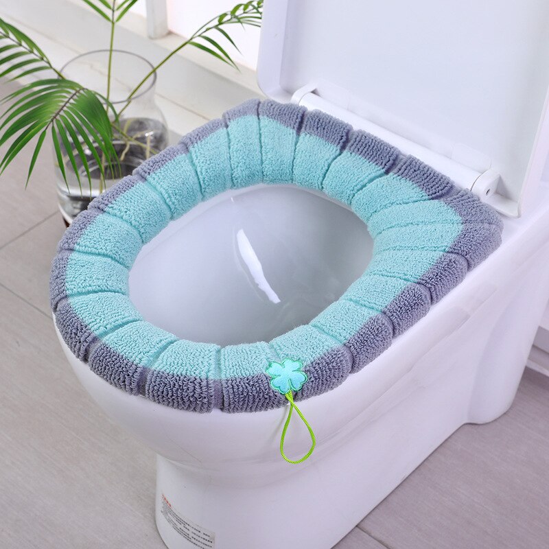 Toilet Seat Set Household Plush Winter Seasons Universal Toilet Seat Toilet Seat Toilet Seat Cover