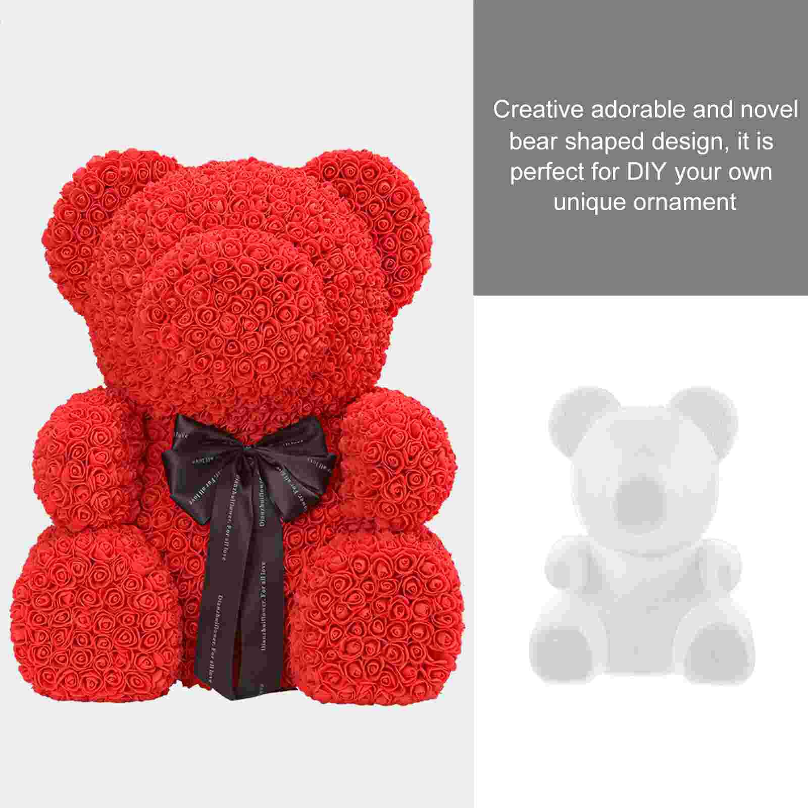 Styropor Bären Bär bilden für DIY Rose Bär oder Hochzeit Party Dekor Verwenden