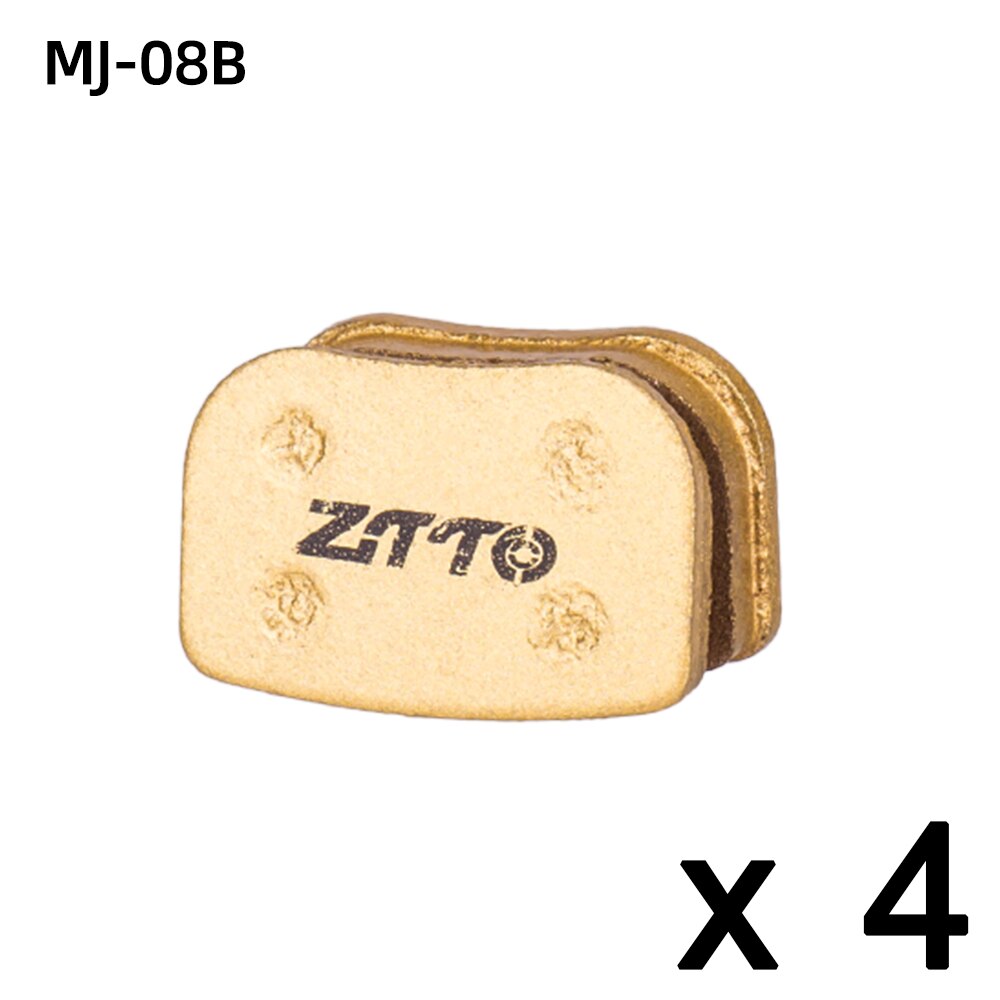 ZTTO 4 paires de plaquettes de frein de vélo entièrement en métal vtt pour MT200 M8000 M785 G03TI G04TI Code de guidage DB1 BB5 CR MT2 MT4 R1 frein à disque de vélo: Marron