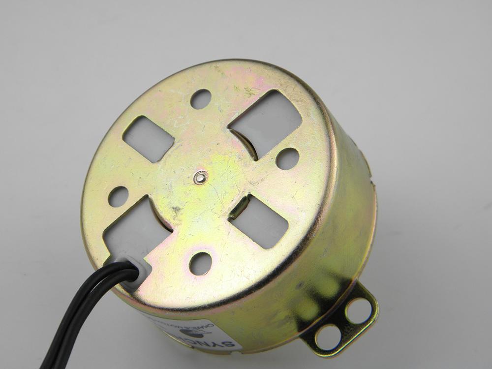 Chancs 2 stk gear drejebordsmotor tyc -50 12v ac 10-12 o / min cw / ccw reduktionsgearmotor langsom hastighed elmotor