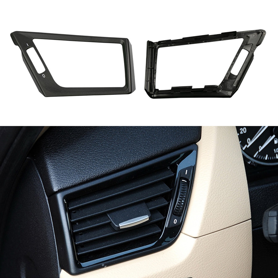 Panel de salida de aire acondicionado para coche, Marco facial, rejilla de aire frío, accesorios interiores para BMW X1 E84 64229258362