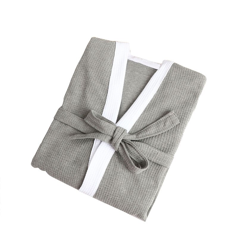 Albornoz de verano y otoño para hombre, ropa de dormir para hombre, 8XL, 7XL, 6XL, busto, 140cm, talla grande: Gray 1 / 5XL
