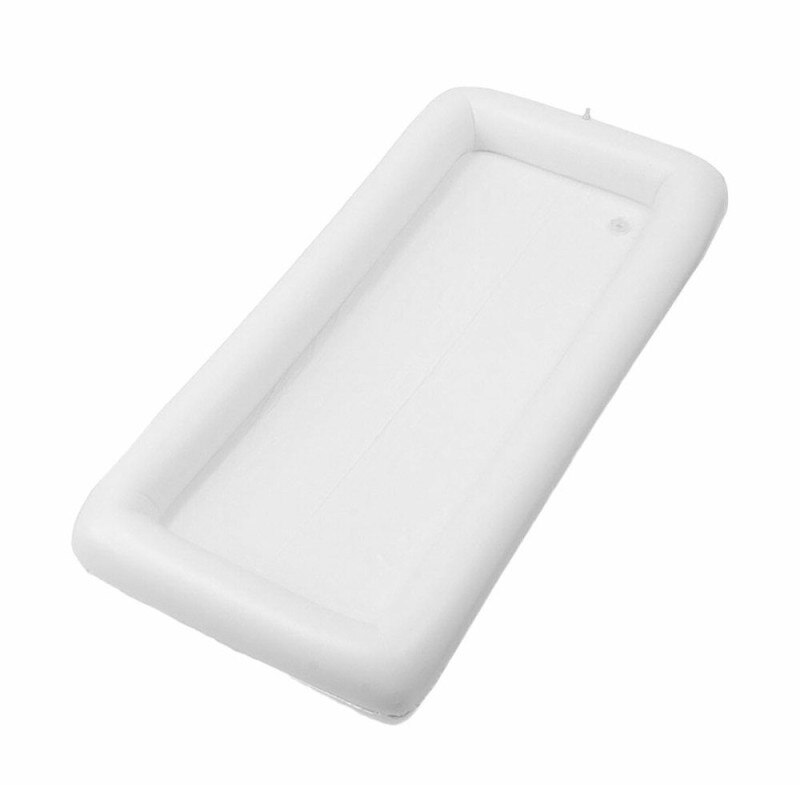 Bærbare svømmeluftmadrasser pool flyder oppustelig ølbord madras isspand servering salatbar bakke mad vandsport