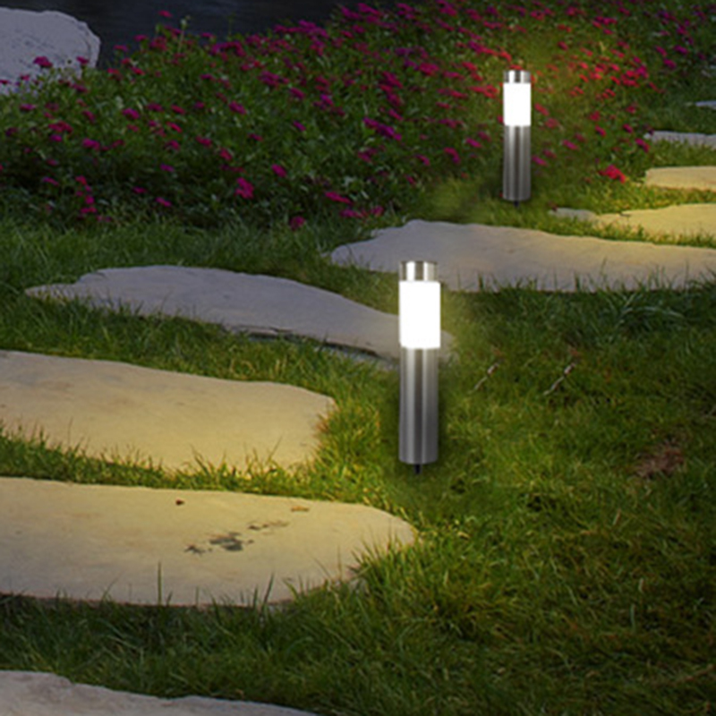 Luces solares para caminos, impermeables, mejoradas, paisaje, entrada al aire libre, luces de encendido/apagado automático para Patio, césped y Patio