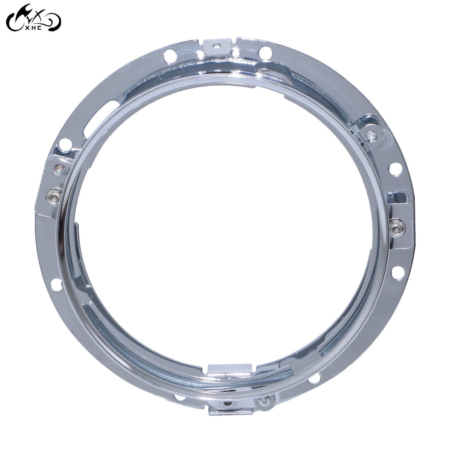 Drag Specialties 7 In. Chrome 12V 8720 LED Reflector Headlight W - Foto 5