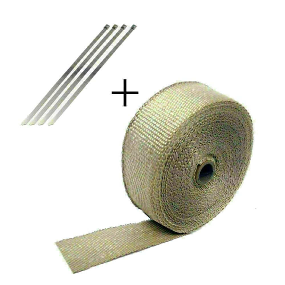Onderdelen Uitlaatpijp Wrap Katoen Tape 5 Meter Spare Auto Shield Vervanging Bandage