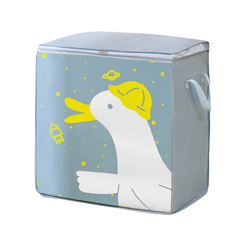 Waterproof Quilt Storage Bags Large Capacity Clothes Pillows Toys Container Dust-proof Household Wardrobe Closet Organize Pouch: F