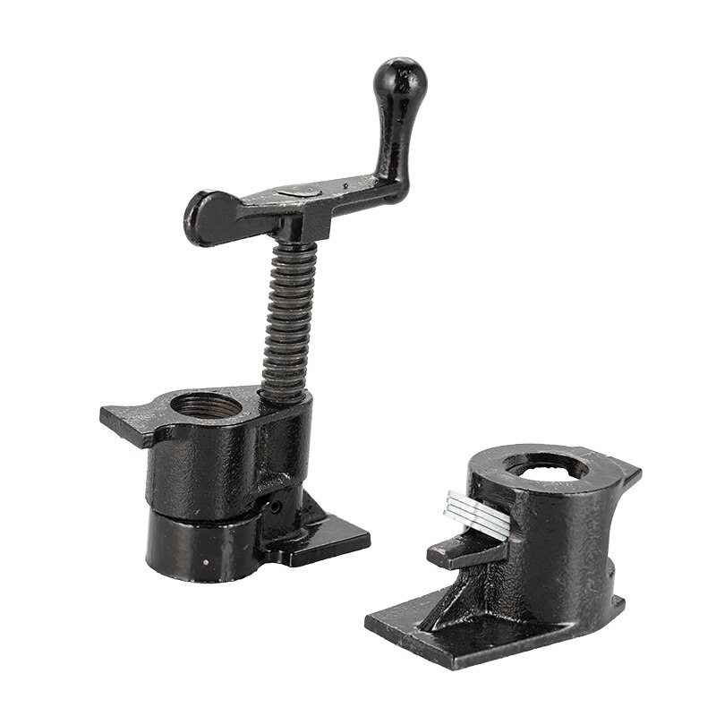 3/4 Inch Heavy Duty Pipe Clamp for Woodworking Wood Gluing Pipe Clamp Steel Cast Iron Pipe Clamp Fixture Carpenter Hand Tool