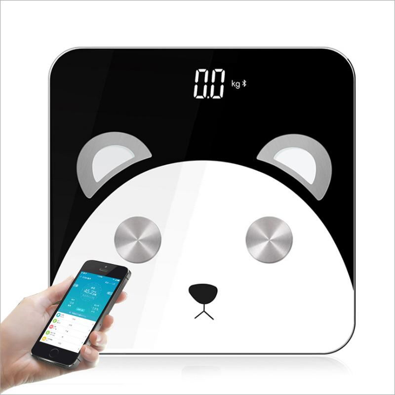 Heißer Smart Boden Skala Bad Körper Fett Gewicht Skala Hause B mi Wiegen mi Skala Digital Waage Balance Humain panda