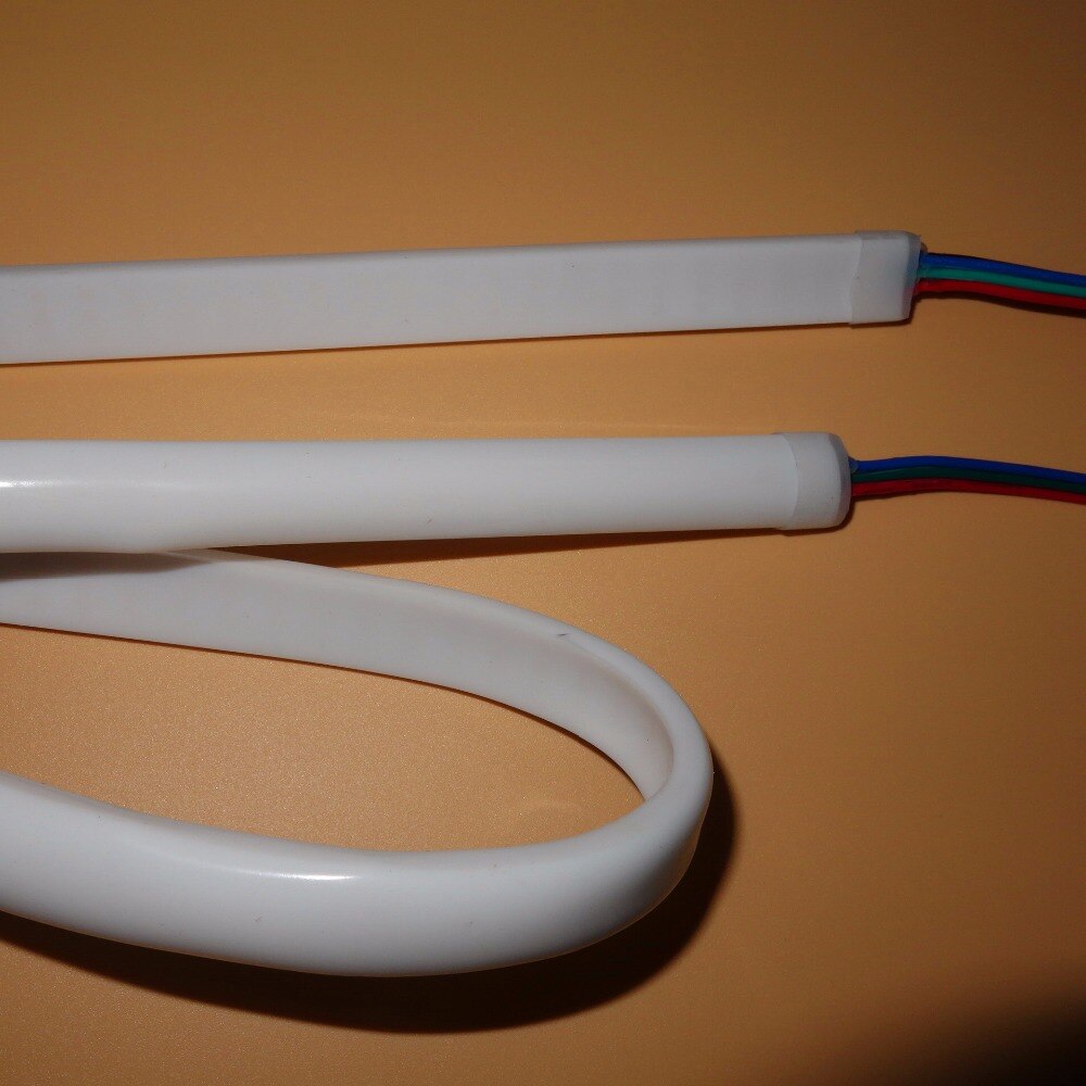 DC5V WS2812B 144pixels/m addressable led neon pixel light,RGB full color;waterproof in milky tube;IP66