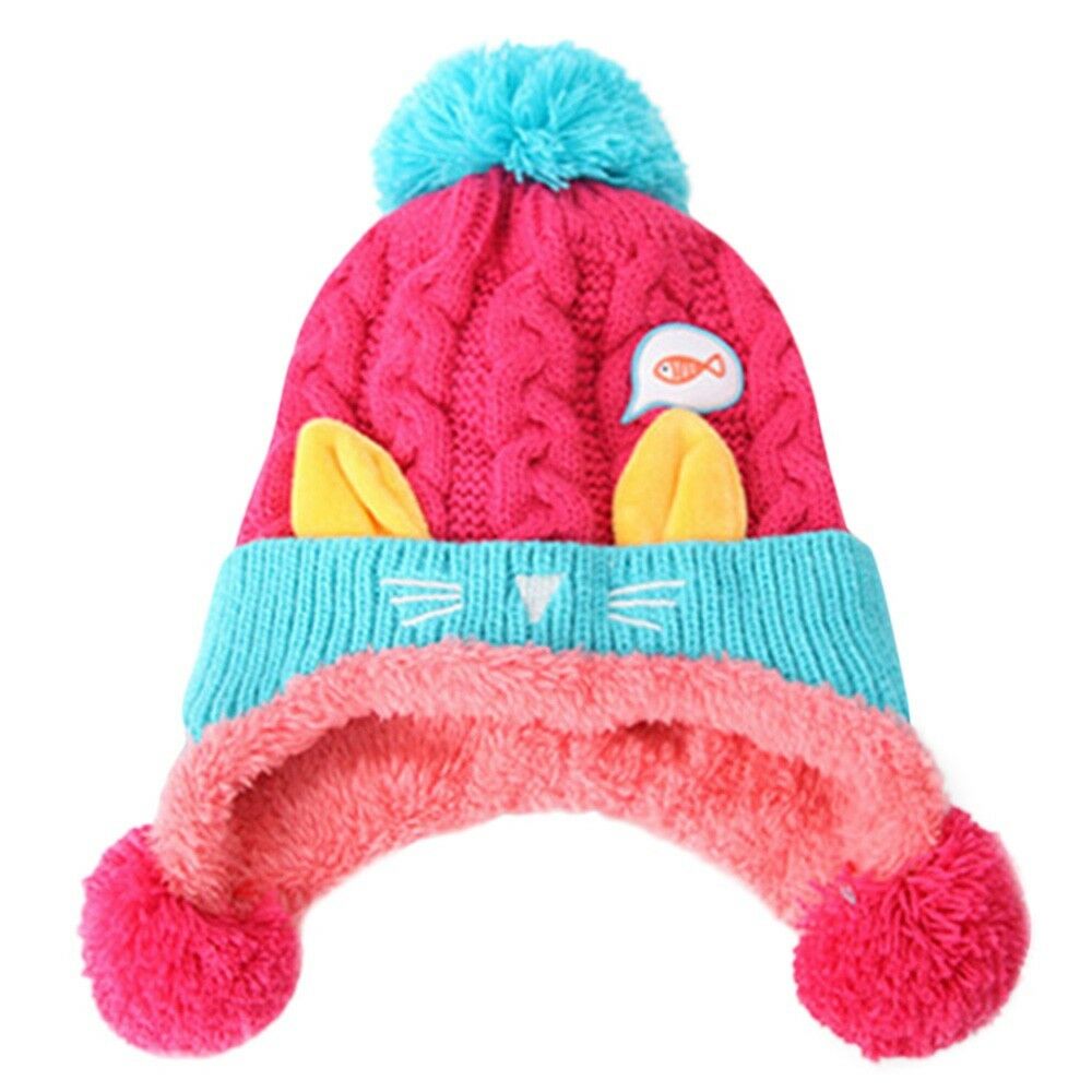 Gebreide baby muts wit met roze strik | 6-36 maanden - Busy Baby