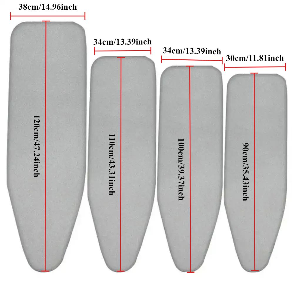 1PC Ironing Board Cover with Elastic Edge Home High Temperature Thickening and Anti-fouling Cloth Cover for Ironing Board다리미판 커버