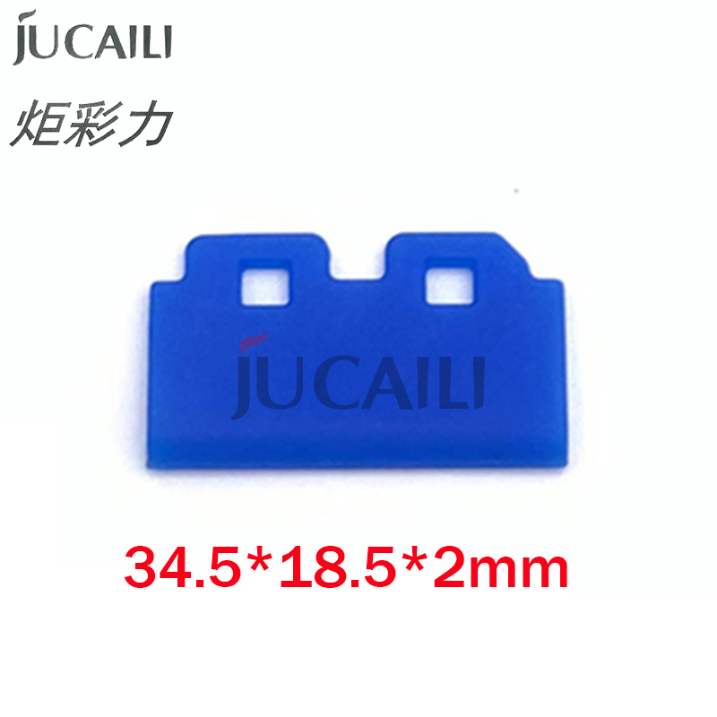 Jucaili 5 pcs lösungsmittel drucker gummi wischer für epson xp600/dx5/dx7/i3200 druckkopf blatt mutoh roland mimaki reinigungs wischer: schwarz auf weiß
