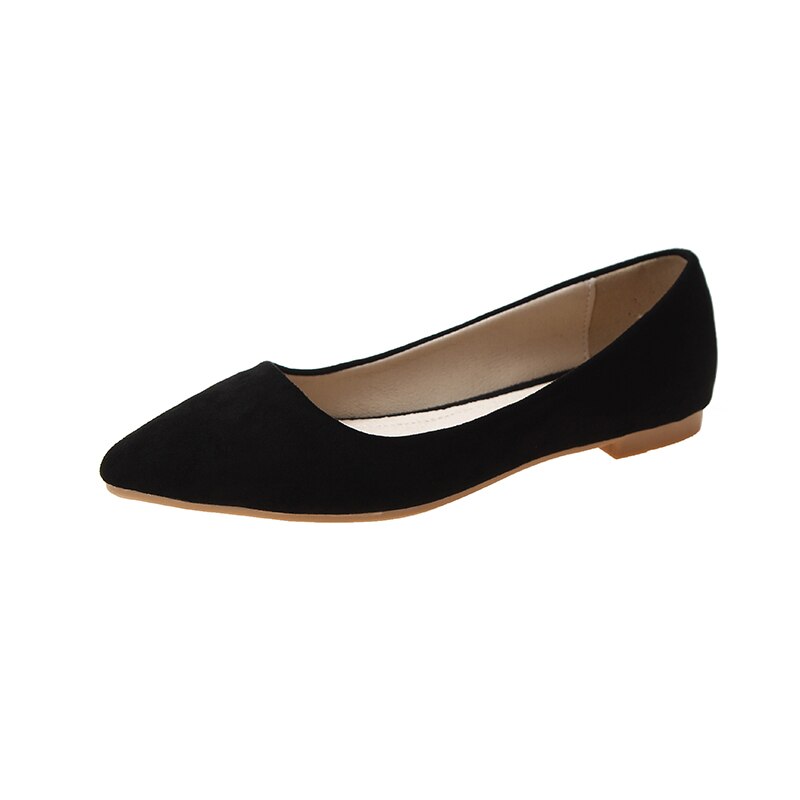 Femmes chaussures plates noir bouche peu profonde Oxfords femmes bout pointu Style britannique appartements décontracté femme baskets mocassins femmes chaussures: as pic 5 / 38